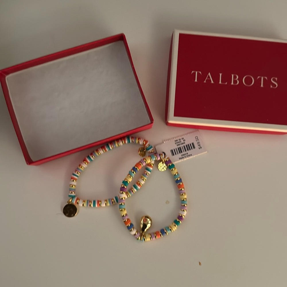 Talbots beaded bracelets